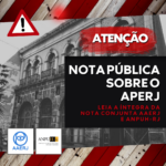 Nota Pública sobre o APERJ